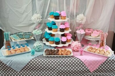 Gender Reveal Table Decorations Ideas